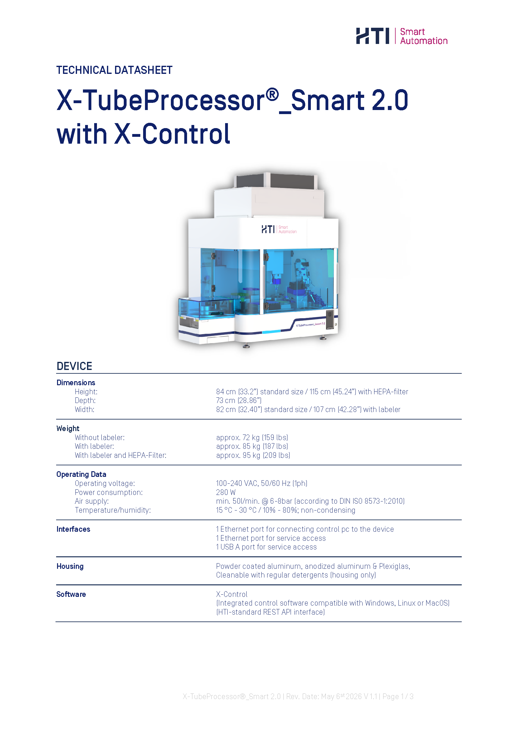 

26 05 06 Tech. Datasheet X TP Smart 2.0 V1.1

